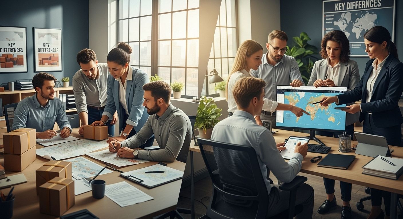 broker vs freight forwarder
