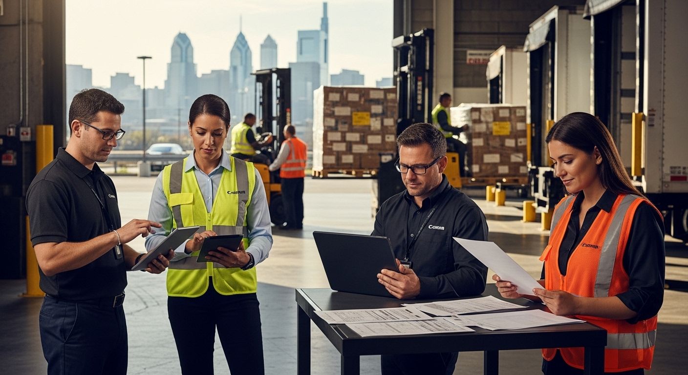 freight forwarding, Pennsylvania, logistics teamwork