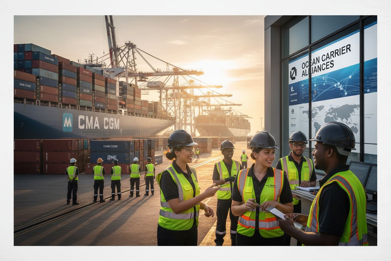ocean carrier alliances port