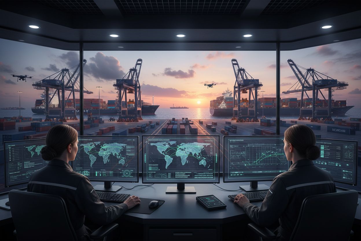 blockchain shipping port logistics