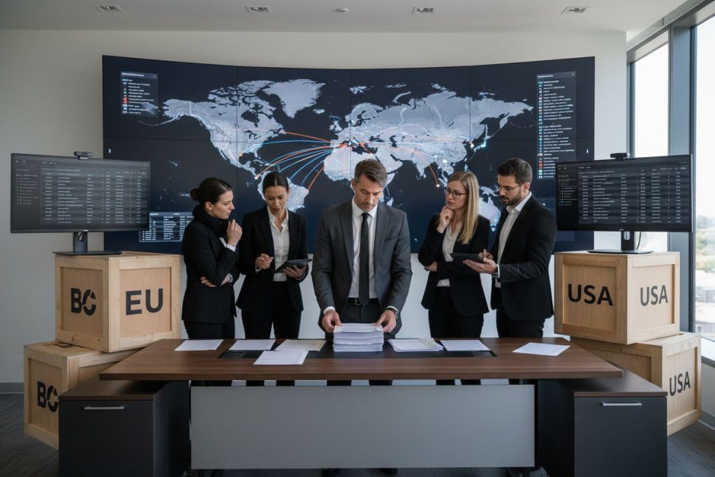 europe us import logistics