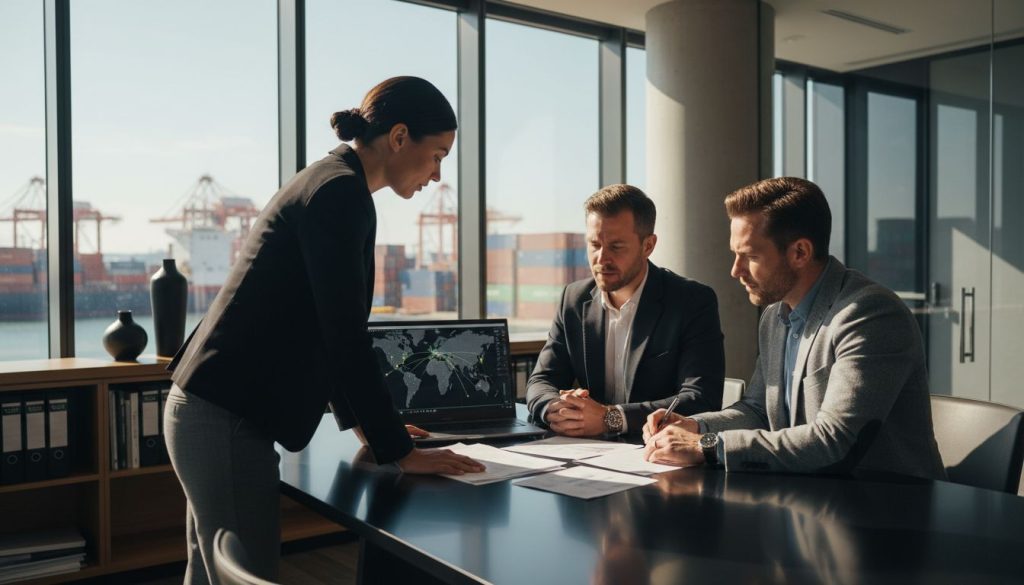 customs brokerage teamwork logistics