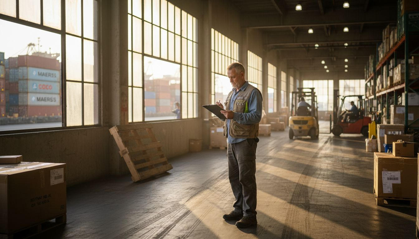 Logistics manager in U.S. FTZ warehouse