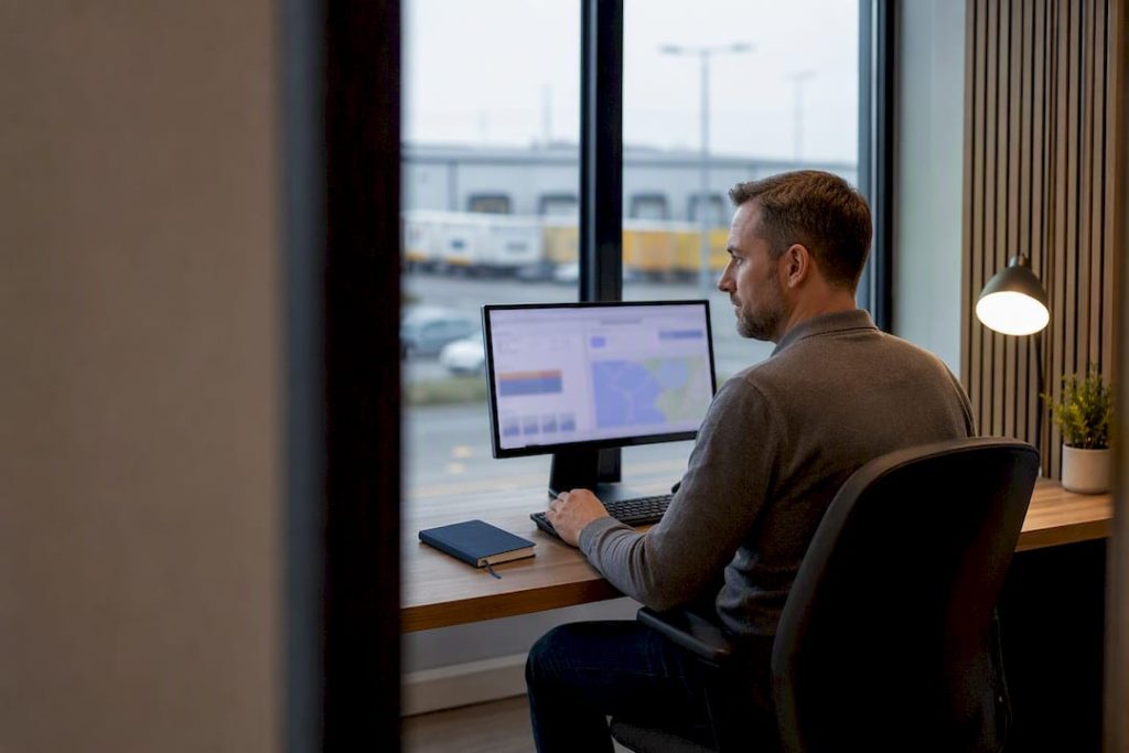 Remote freight agent monitoring shipment operations