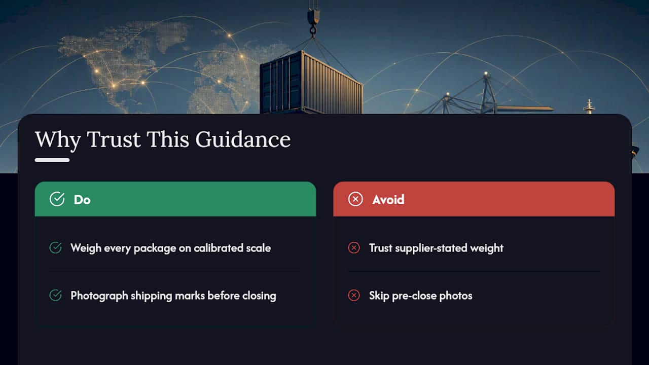 Why Trust This Packing List Guidance? — overview diagram